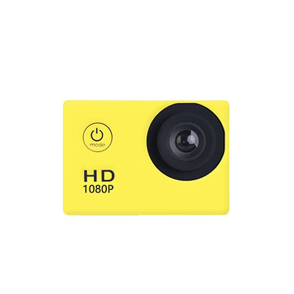 (Yellow) Sport Action Camera Hd 1080P Underwater Dvr Cam Dv Video Camcorder Yellow 768611116496
