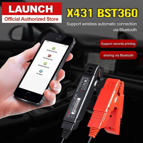 Launch Bst360 Battery Test Clip Analyzer Car Battery Tester Auto Alternator Analyzer 1