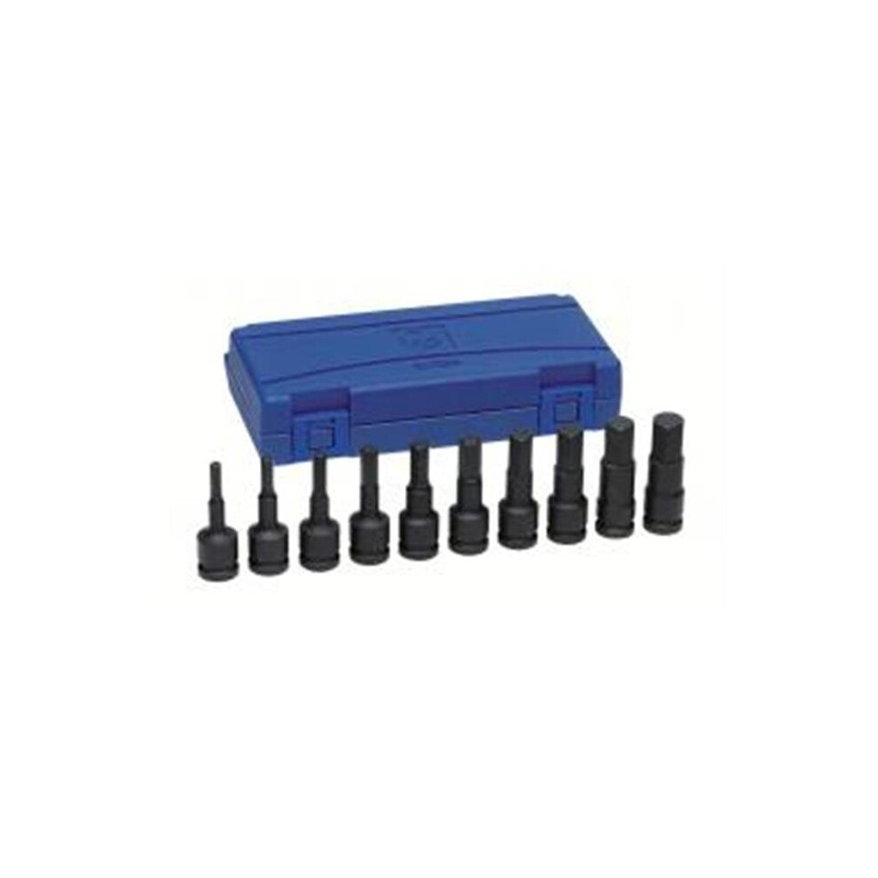 Plus Socket 0.5 In. Drive Imperial Hex Driver 10 Piece Set 753678576659