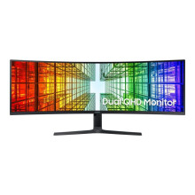 Display QLED curvo Samsung S49A950UIU - 124 cm (49") - 5120 x 1440 Dual Quad HD