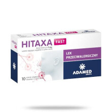Hitaxa Fast 5 mg, 10 allergy tablets