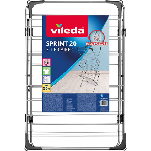 Vileda Vileda Sprint 3-Tier Clothes Airer 1