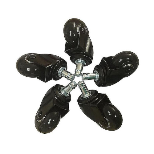 5pcs Office Chair Castors 3 Inch Durable Replacement Wheels With Insert Stem 1