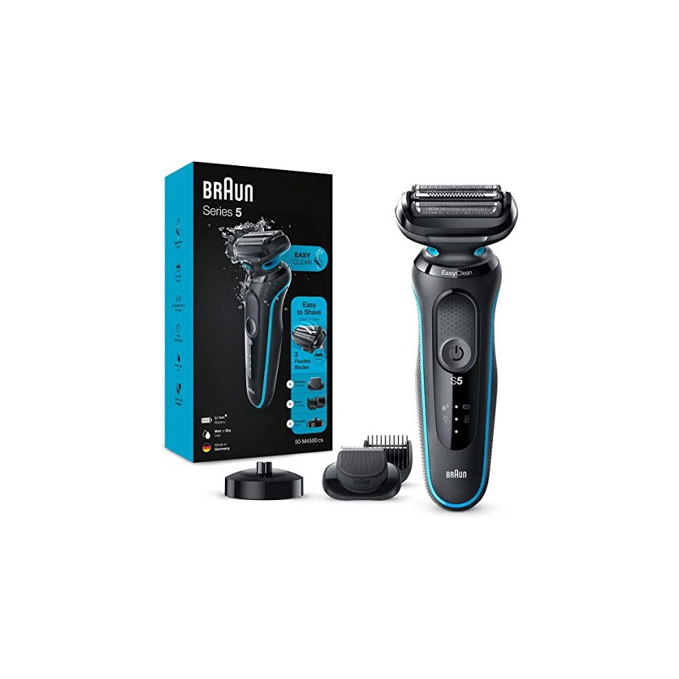 Braun Series 5 Electric Shaver, With Beard Trimmer 50-M4500cs