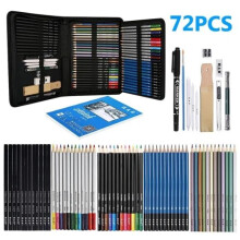 Drawing Pencils and Sketch Pad 72 Pieces