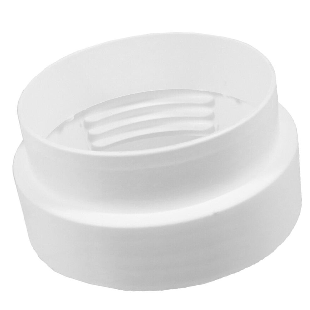 Spares2go Tumble Dryer Vent Adaptor Threaded Female Duct Hose Outlet Connector (4" / 100Mm)