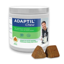 ADAPTIL Calming Chews for Dogs for Fast Acting Stress and Anxiety Relief 30 Chews, Brown