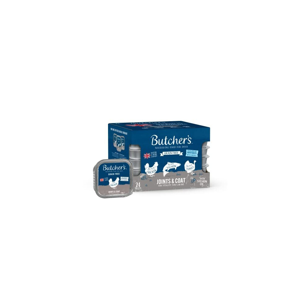 Butcher's Joints & Coat Wet Dog Food Trays 24x150g