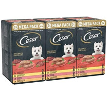 Cesar Adult Wet Dog Food Trays Mixed in Loaf, 24 x 150g