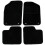 Fiat 500 2012 Onwards Tailored Black Carpet Car Mats 1