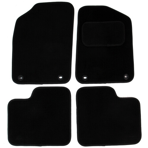 Fiat 500 2012 Onwards Tailored Black Carpet Car Mats