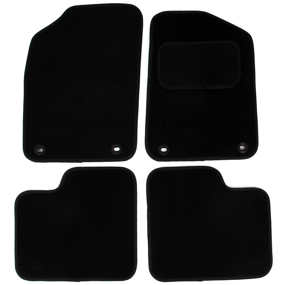 Actiasmat Fiat 500 2012 Onwards Tailored Carpet Car Mats Black