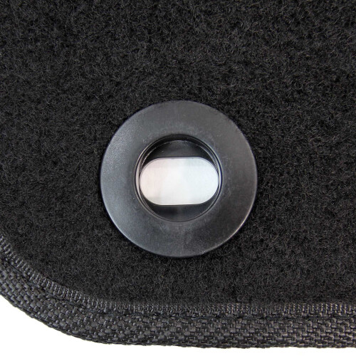 Fiat 500 2012 Onwards Tailored Black Carpet Car Mats 1