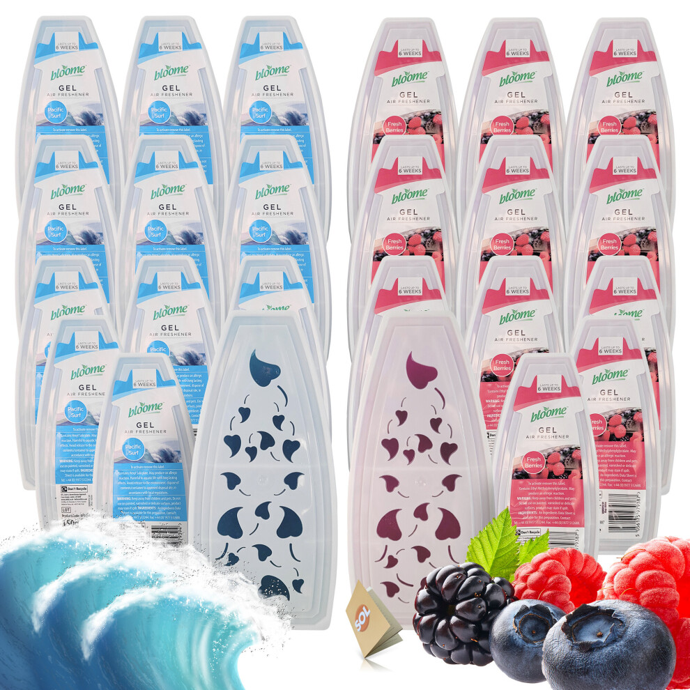 (24 pieces) Solid Gel Air Freshener 150g Home Room Freshner-image-OPC-PB9G57R-NEW