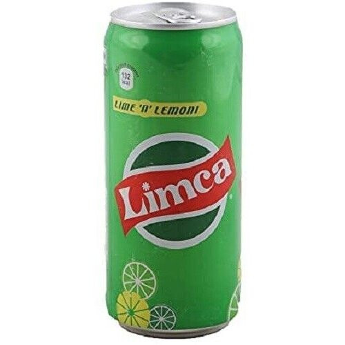 Limca Can 330ml- Cold Drink Beverage - Soft Refreshing Lemon Drink 1