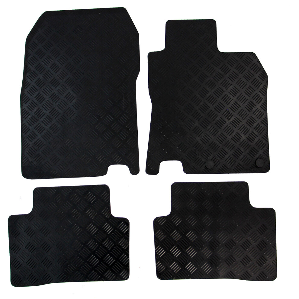 Nissan Qashqai Mk2 Car Mats Tailored Rubber 2014-2020 4pc Set Easimat