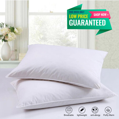 (BOUNCE BACK) Luxury Pillows Soft Neck Head Bed Pillow