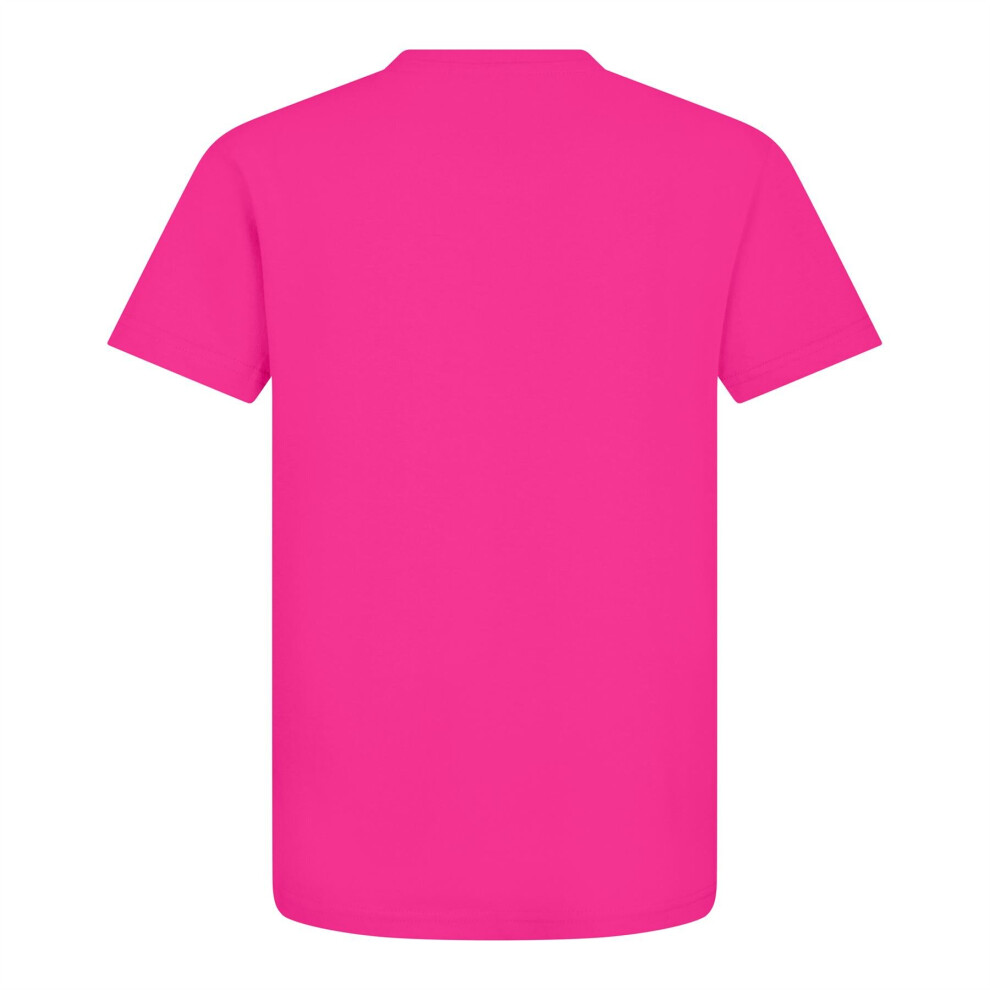 FORTNITE | Toys & Gamers | LOGO | Pink | Short Sleeved | Unisex Kids | Crew | Gaming Cotton T-Shirt Sizes 16 Years