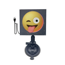 Schermo di visualizzazione per auto con emoji e testo controllati da APP e senza fili