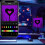 APP-gesteuerter drahtloser Emoji- und Text-Auto-Bildschirm 7