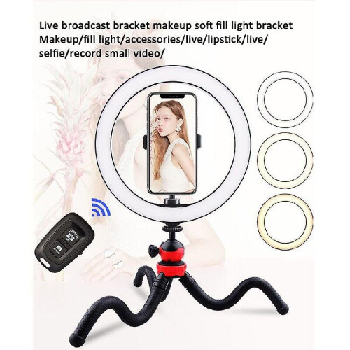 Phone Camera Tripod Flexible Portable Monopod Tavel Selfie Stick With Remote Shutter 2