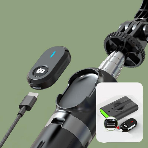 All In One Extendable Phone Selfie Stick Tripod Stand With Bluetooth Remote 1