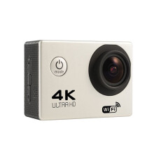 (White) Mini Smart HD Outdoor Waterproof Sports Camera, 4K Sports DV