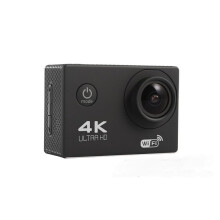 (Black) Mini Smart HD Outdoor Waterproof Sports Camera, 4K Sports DV