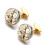 (silver+gold) Men's cufflinks shirt casual 1