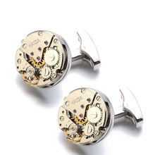 (silver) Men's cufflinks shirt casual