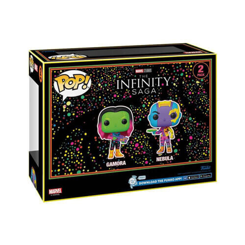 Funko Gamora & Nebula Black Light US Exclusive Pop! 2pk 2
