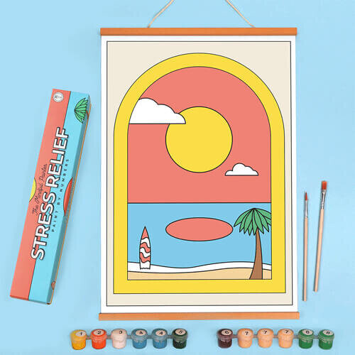 The Mindful Painter Painting Guide Kit (Stress Relief) 1