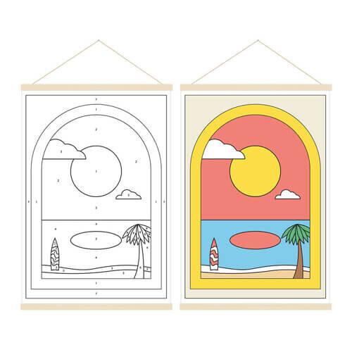 The Mindful Painter Painting Guide Kit (Stress Relief) 2