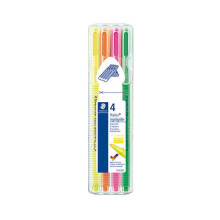 Markierer - STAEDTLER - TEXTSURFER - Set von 4 - 1 bis 4 mm - Neonfarben
