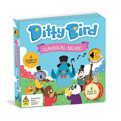 Ditty Bird Music Board Book (Classical)