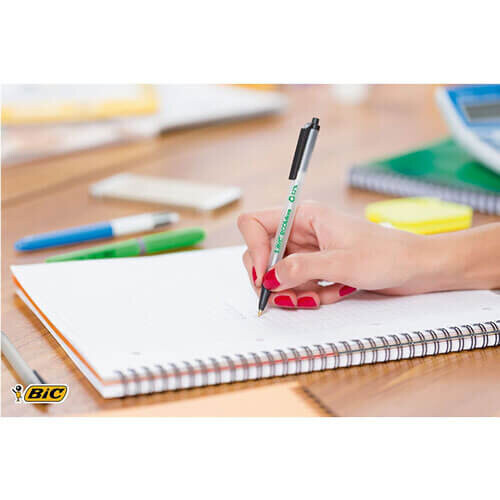 BIC Bic Ecolutions Clic Ballpoint Pen 1.0mm (50pk) 2