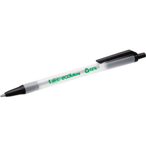 BIC Bic Ecolutions Clic Ballpoint Pen 1.0mm (50pk) 1