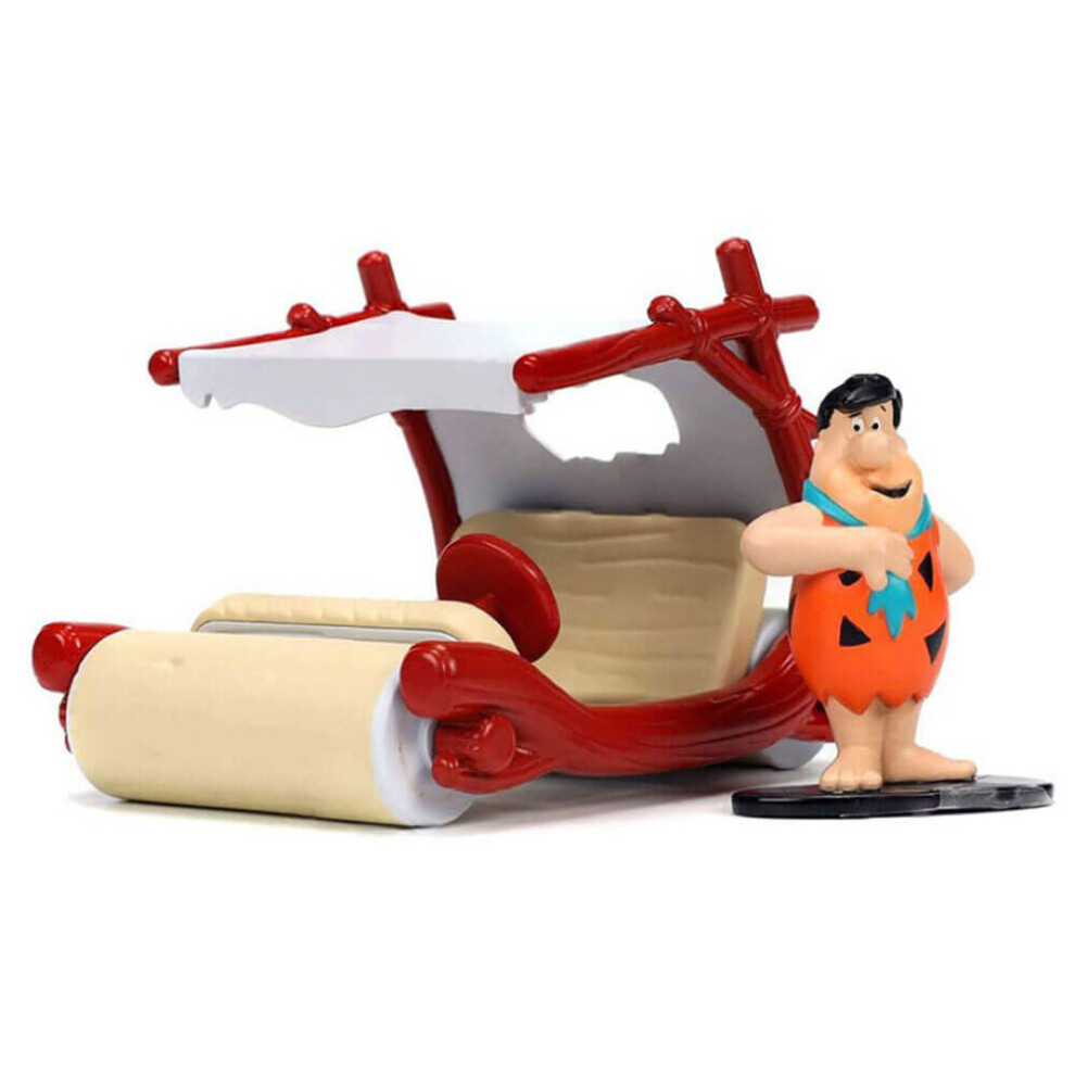 Flintmobile w/ Fred Flintstone 1:32 Hollywood Ride-image-OPC-PB9GMRS-NEW