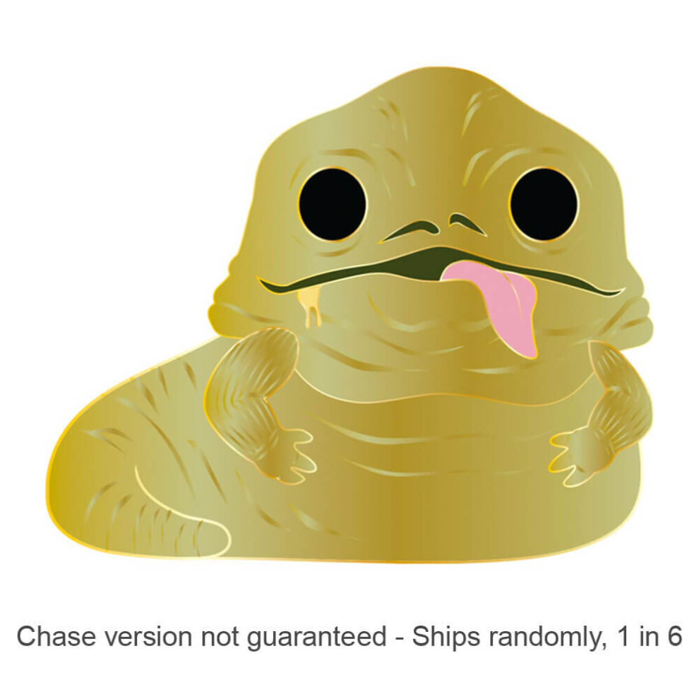 Star Wars Jabba The Hutt 4" Pop! Enamel Pin Chase Ships 1 In 6