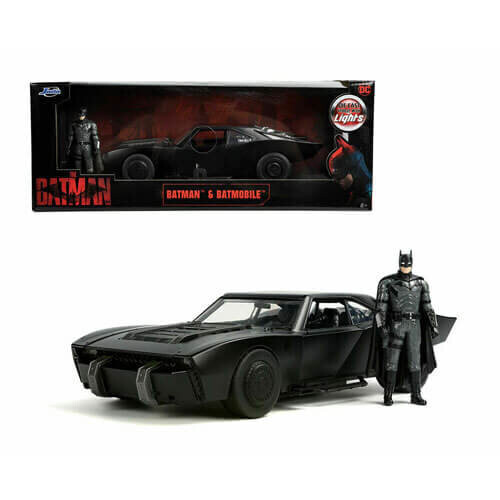 Batman Batmobile with Batman 1:18 Scale Hollywood Ride w/ Light 1
