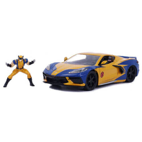 Marvel Marvel Comics Wolverine & 2020 Chevy Corvette 1:24 Scale 1