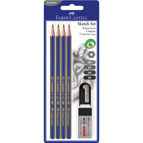 Faber-Castell Faber-Castell Goldfaber Graphite Sketch Set
