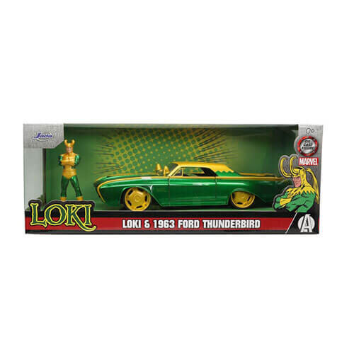 Marvel Marvel Comics Loki & 1963 Ford Thunderbird 1:24 Scale 2