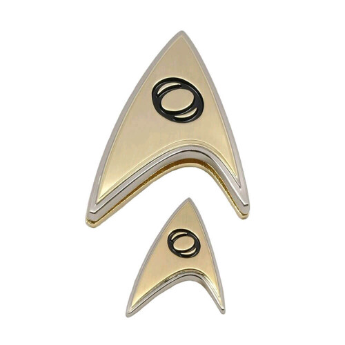 Star Trek Star Trek Discovery Enterprise Science Badge & Pin Set