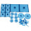 Dungeons & Dragons Attack Wing Base & Pegs Set Blue 2