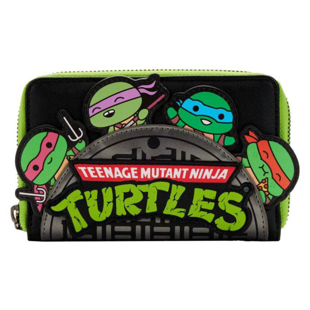 Teenage Mutant Ninja Turtles (Tv 1987) Sewer Cap Zip Purse
