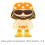 WWE Randy Macho Man Savage 4" Pop! Enamel Pin Chase Ships 1 in 6 1