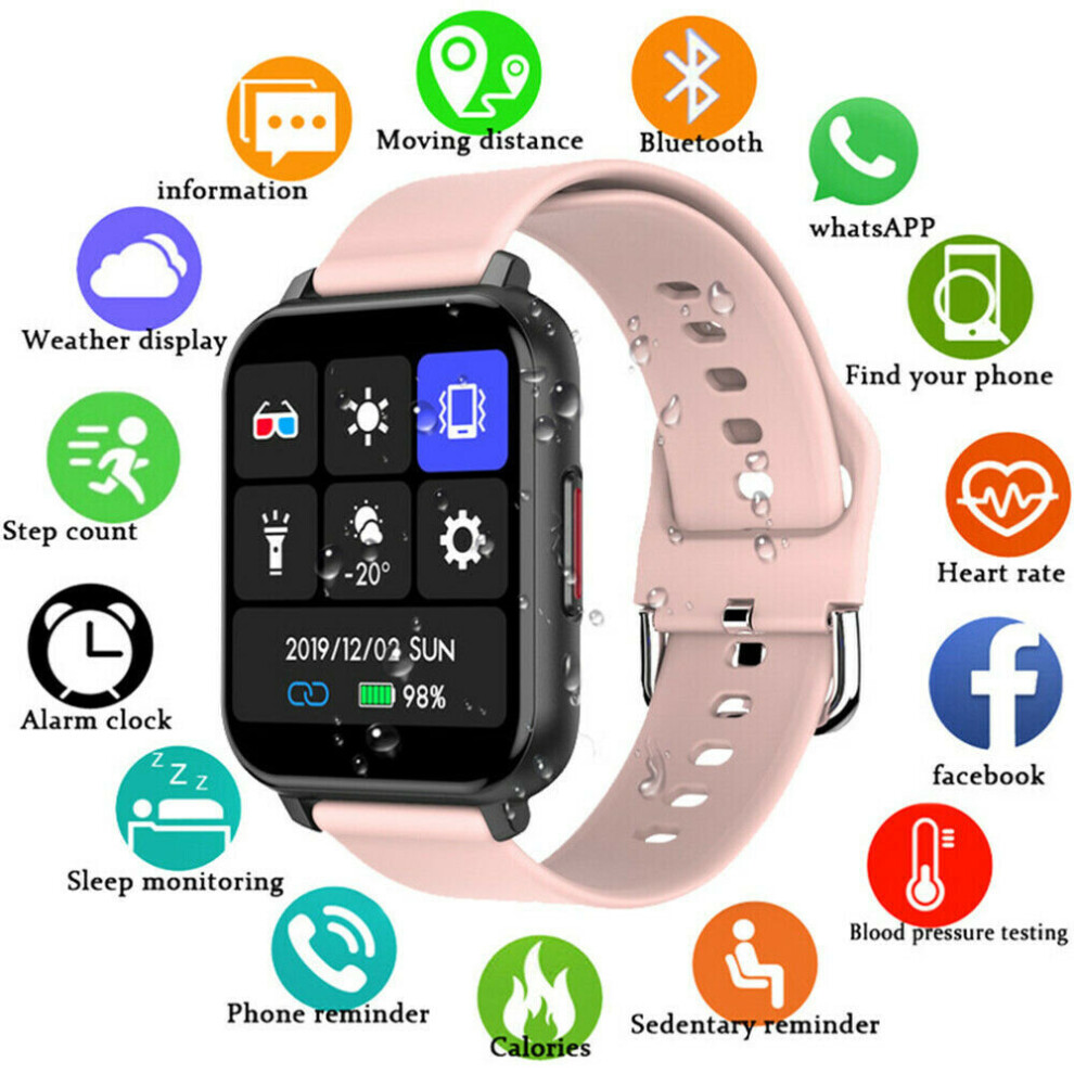 Women Lady Smart Watch Fitness Tracker Heart Rate for Android & iPhone