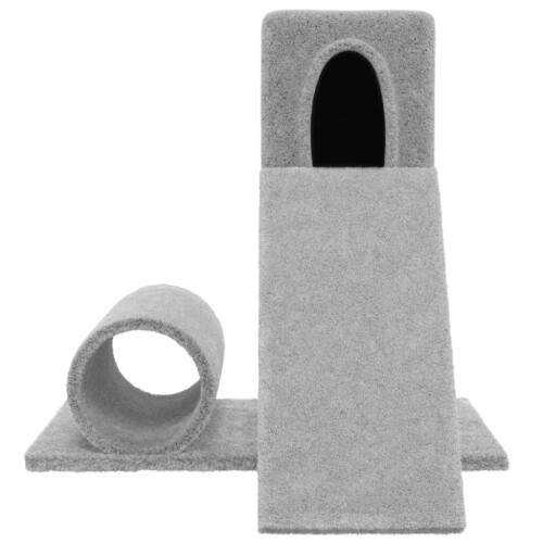 VidaXL (Light grey) vidaXL Cat Tree with Sisal Scratching Posts Cat Activity Centre Multi Colours 2