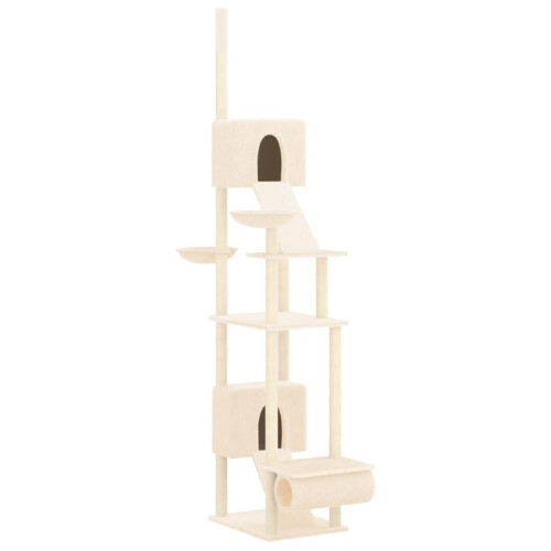 VidaXL vidaXL Kratzbaum Deckenhoch Creme 277-303 cm 1